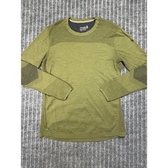 Smartwool Intraknit Base Layer Men Large Green Merino Wool Long Sleeve Outdoors