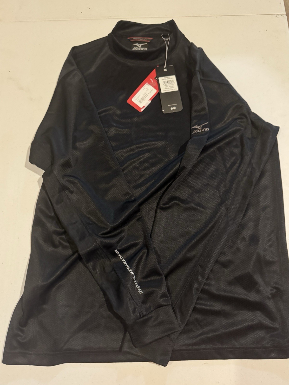 Men's Mizuno Performance Wear L Warmalite Mock Neck Long Sleeve gallery