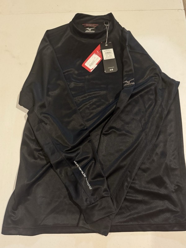 Men's Mizuno Performance Wear L Warmalite Mock Neck Long Sleeve gallery