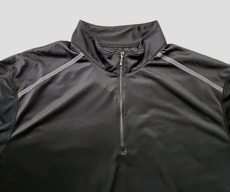 New Paragon Performance 1/4-Zip Golf Pullover Men's 3XL Black Moisture-Wick NWT gallery