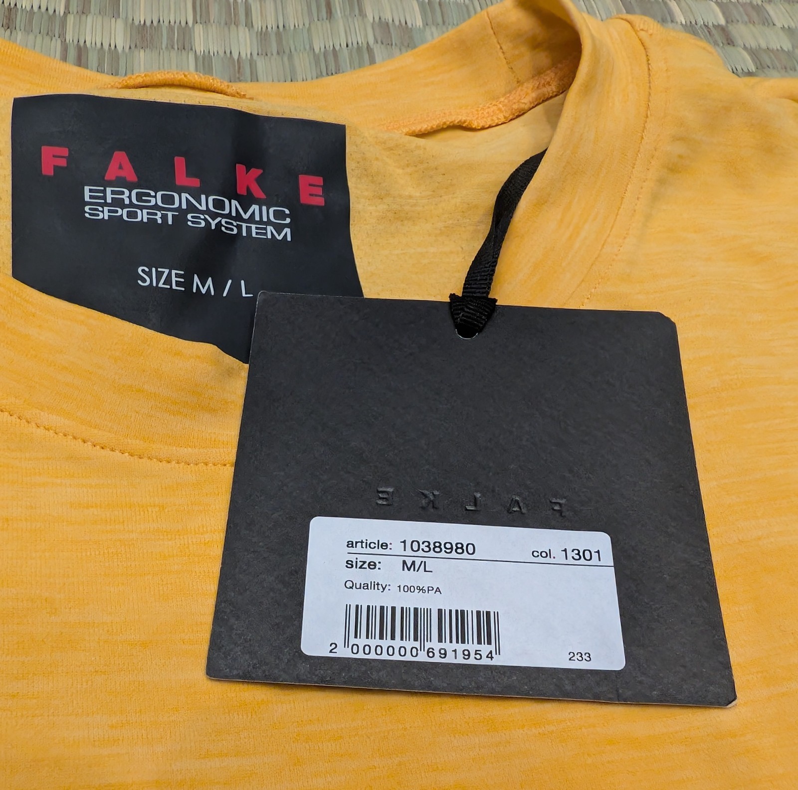 NWT Falke Ergonomic Sport System Technical T-shirt Men's Size M/L gallery