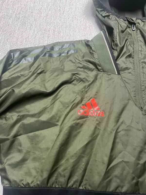 Adidas Hooded Tango Street Soccer Pullover Size Small Green and Black gallery