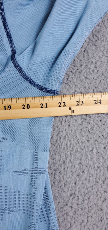 Lululemon Tech T-Shirt Blue No Size Tag Material Tags gallery