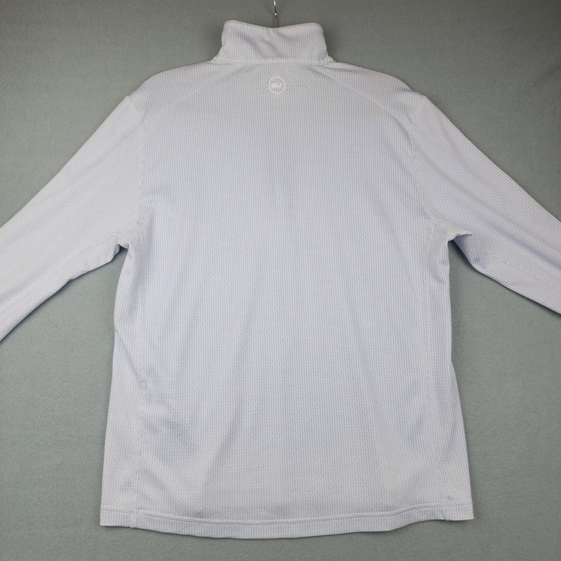 Vineyard Vines Pullover Mens Small Blue On The Go Sankaty Quarter Zip Top Golf gallery