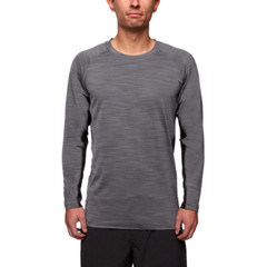 Hang Ten Men’s Long Sleeve Sun Tee, Smoked Pearl