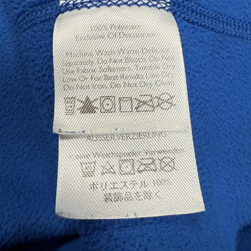 Eddie Bauer First Ascent Pullover Mens Tall XL Blue Fleece Quarter Zip Pocket gallery