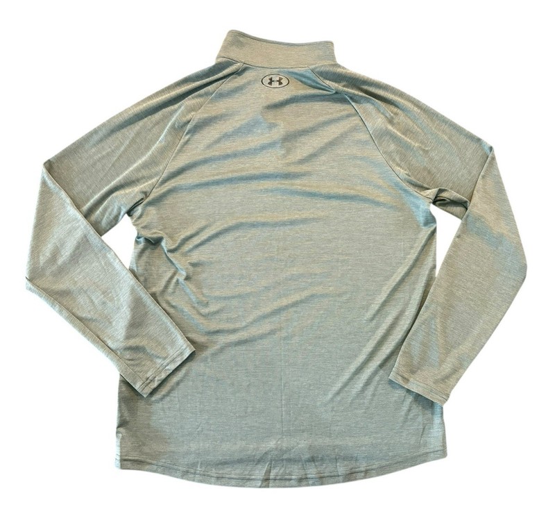 Under Armour Pullover Light Green Quarter Zip Golf Performance Lightweight Large gallery