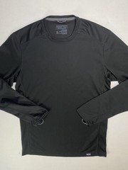Patagonia Capilene Midweight Base Layer Shirt Mens XS Black Polartec Thermal