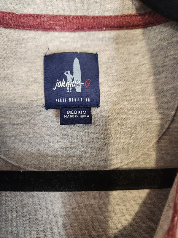 Johnnie-O Sully 1/4 Zip Pullover Men Medium Currant Long Sleeve gallery