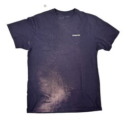 Patagonia Men’s Responsibili-Tee Back Logo Short Sleeve Distressed Size XL