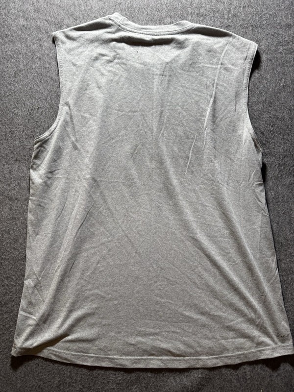 Adidas Gray George Washington Program Sleeveless Mens Size Large Creator Tee gallery
