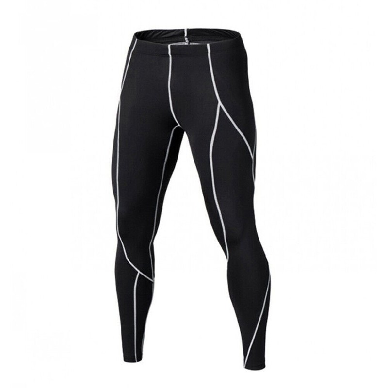 Mens Compression Base Layer Top + Leggings Pants Gym Set gallery