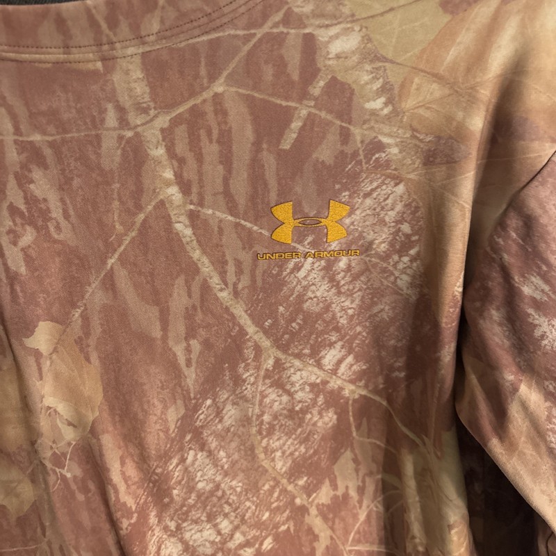 Under Armour Camo Shirt Mens XLarge Brown Mossy Oak Hunting Outdoor gallery
