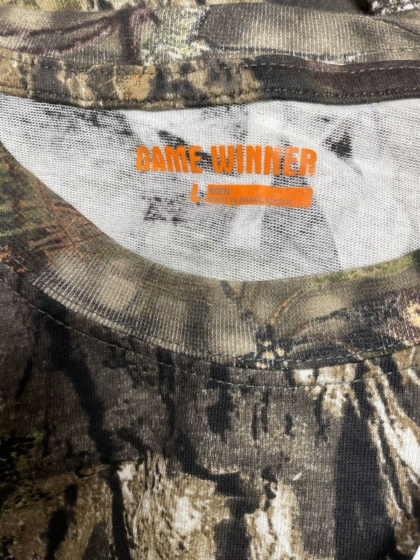 Game Winner Men Mossy Oak Camo Longsleeve Hunting Performance Shirt Gorpcore L gallery