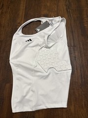 NWT Adidas Padded Tank Top White Compression Sports Training Shirt Men’s L . D4
