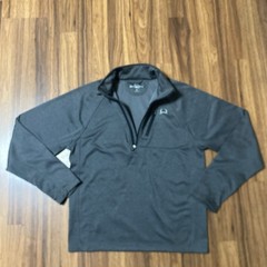 Cinch Men’s Athletic Quarter Zip Pullover Mesh Sz Medium Gray Logo – Cowboy Swag