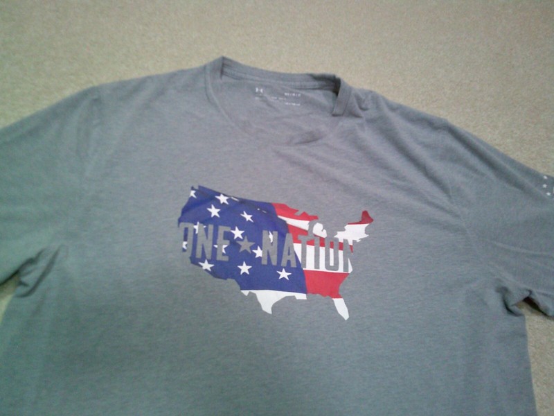 Under Armour Freedom American Flag T Shirt Mens Medium Gray gallery