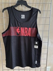 NWT NBA Performance Tank Top Men’s Sz M Activewear Lightweight Black Dry Fit