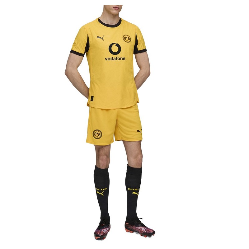 PUMA Borussia Dortmund 2526 Authentic Cup Crew Neck Short Sleeve Soccer Jersey M gallery