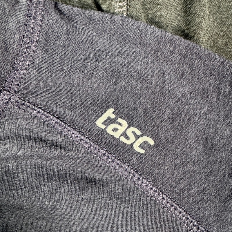 Tasc T Shirt Mens Large Blue Black Performance Bamboo Crew V Neck Bundle Of 2 gallery