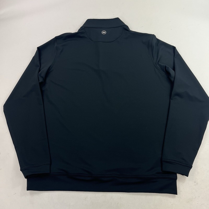NEW Peter Millar Black 1/4 Zip Performance Pullover Size Large Georgia Bulldogs gallery