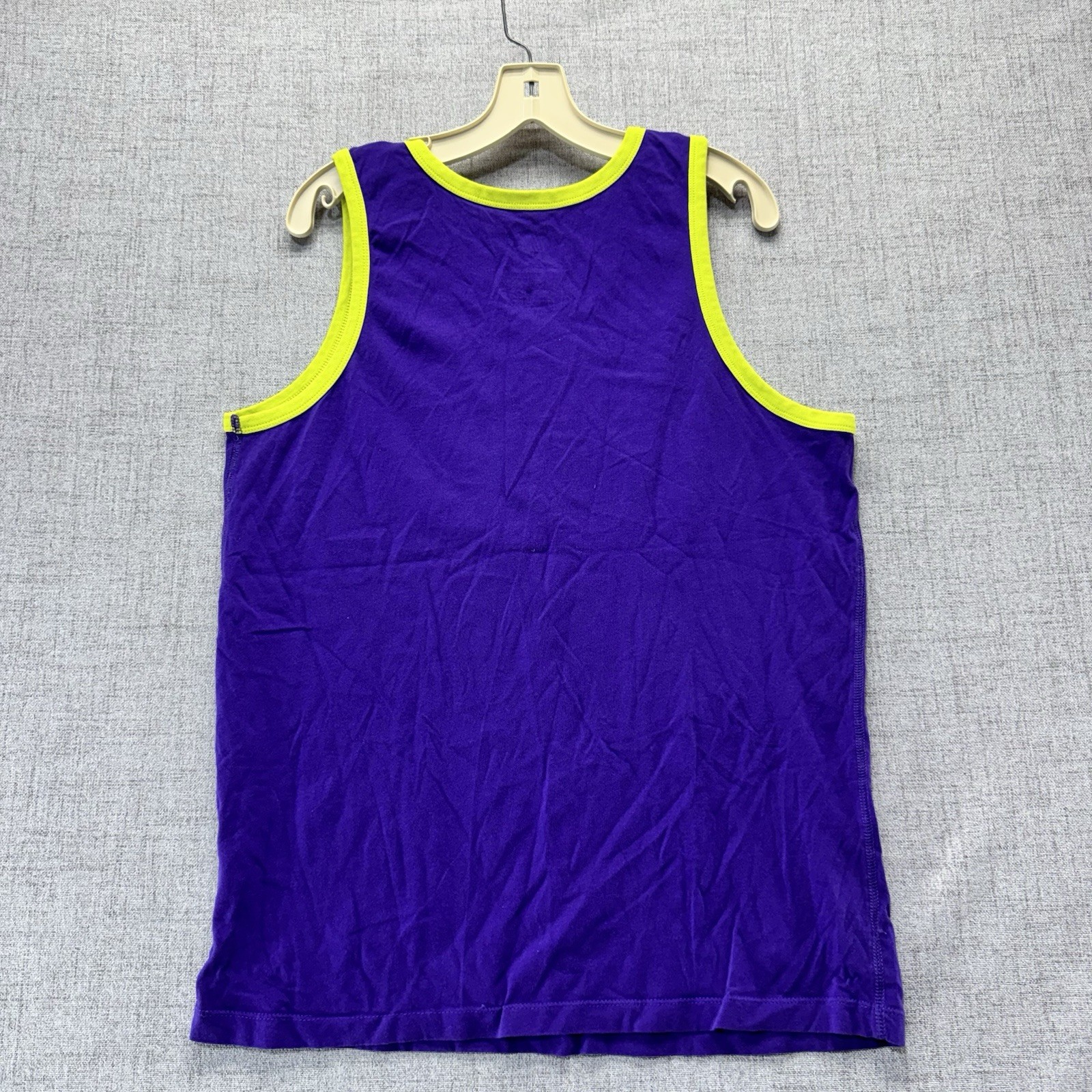 Vintage Nike Tank Top Mens Size Large Purple Swoosh Logo Athletic Workout Retro gallery