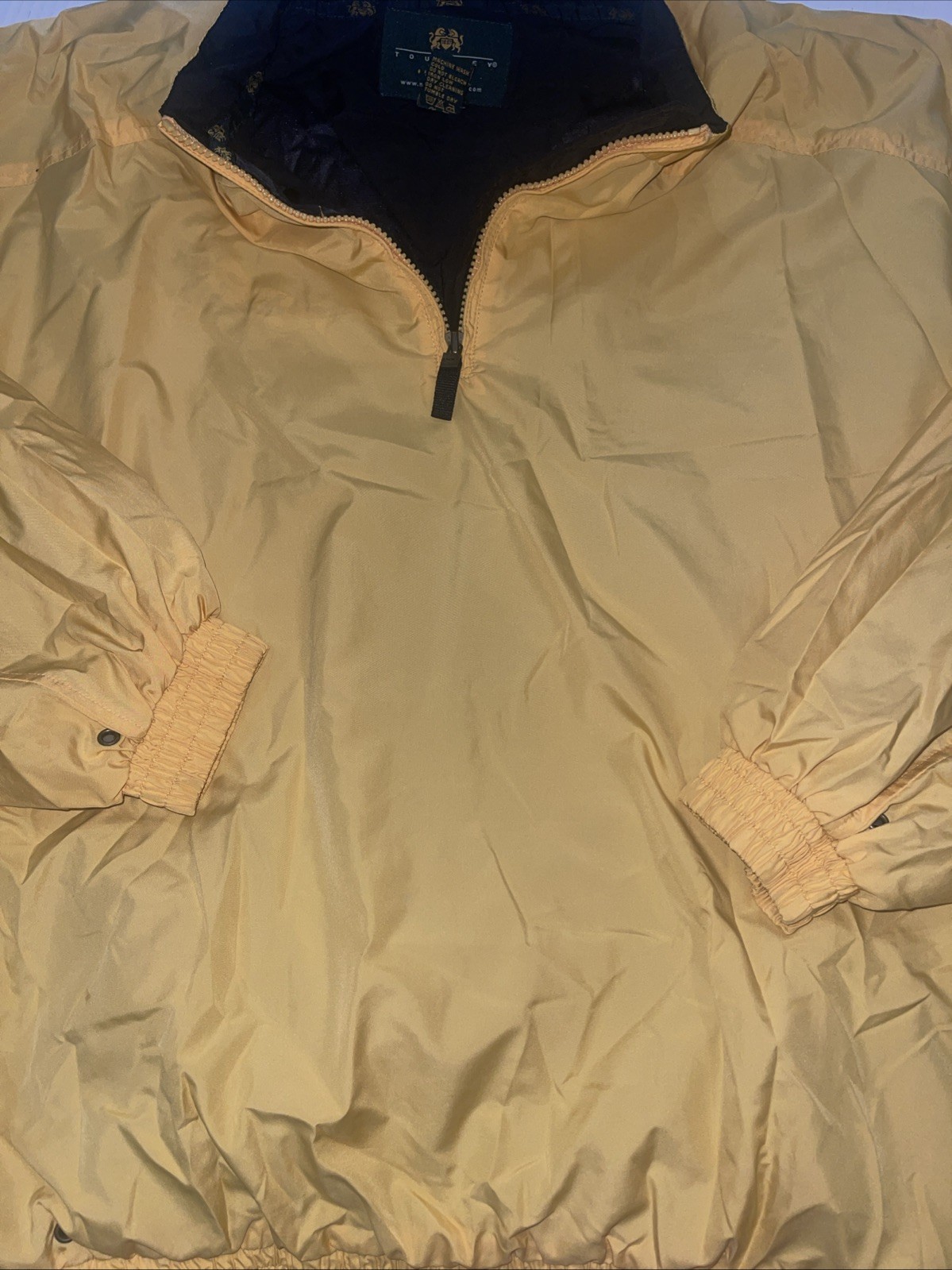 McGregor Zip Golf Rain Jacket Yellow Size X Large Waterproof & Breathable gallery