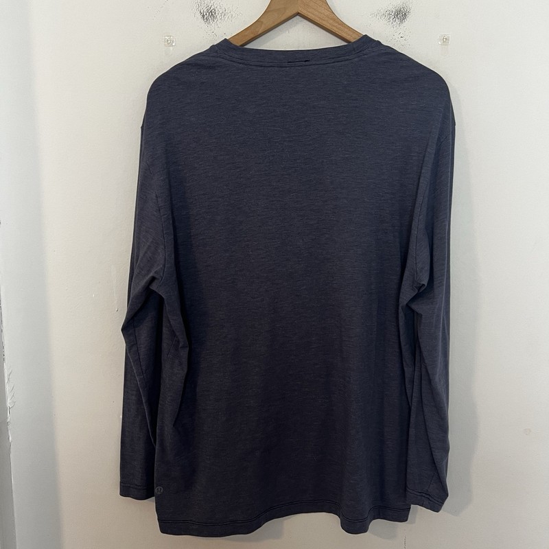 LULULEMON- 5 Year Basic Long Sleeve Shirt Blue Casual Minimal Classic Layering gallery