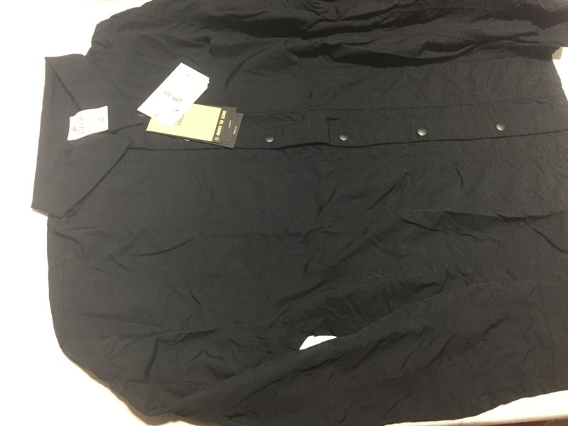 N48 NIKE Sportswear Tech Pack Woven Long Sleeve Top Black Mens Size Medium gallery