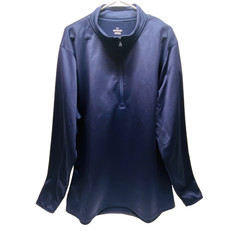 Under Armour 1/4 Zip Fleece Men’s 3XL Navy Blue UA Loose Fit Activewear Top GUC