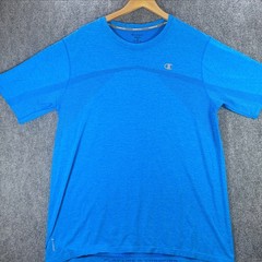 Champion Power Flex Seamless Shirt Mens 2XL Blue Active Workout Stretch