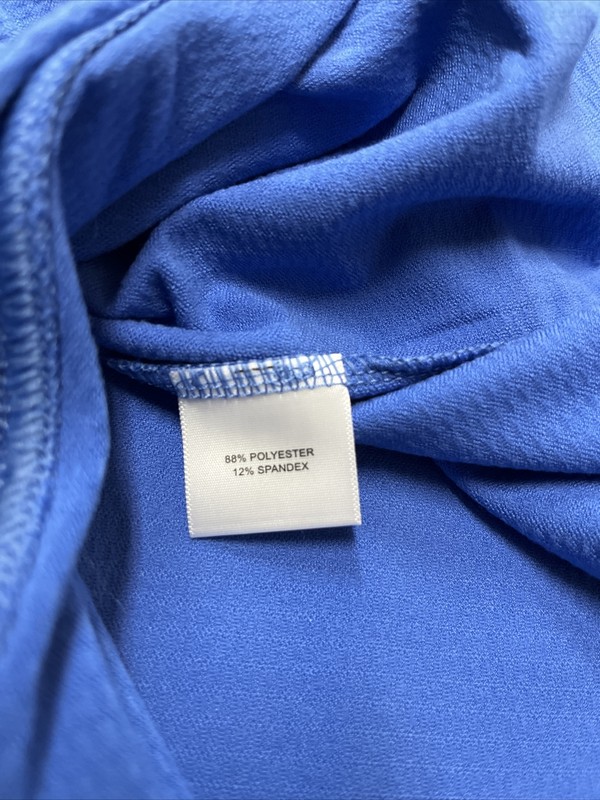 Peter Millar Crown Sport 1/4 Zip Blue with White Stripe Pullover. XXL gallery