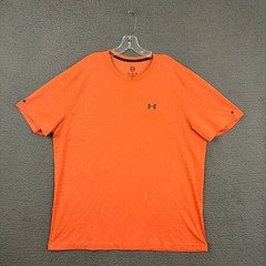 Under Armour Celliant T-Shirt Mens 3XL Orange Activewear Workout Sports Gym Dad