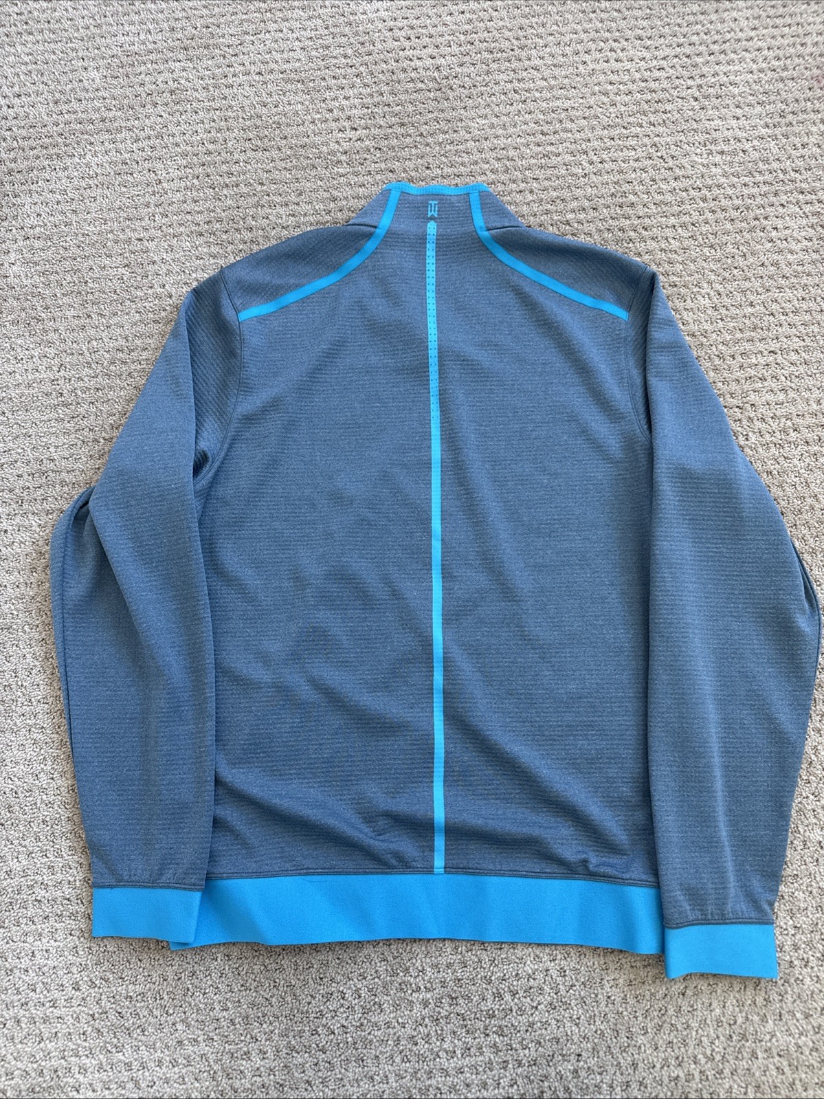 Nike Tiger Woods Collection Mens Pullover Dri-Fit Cypress Shield 1/4 Zip Golf M gallery