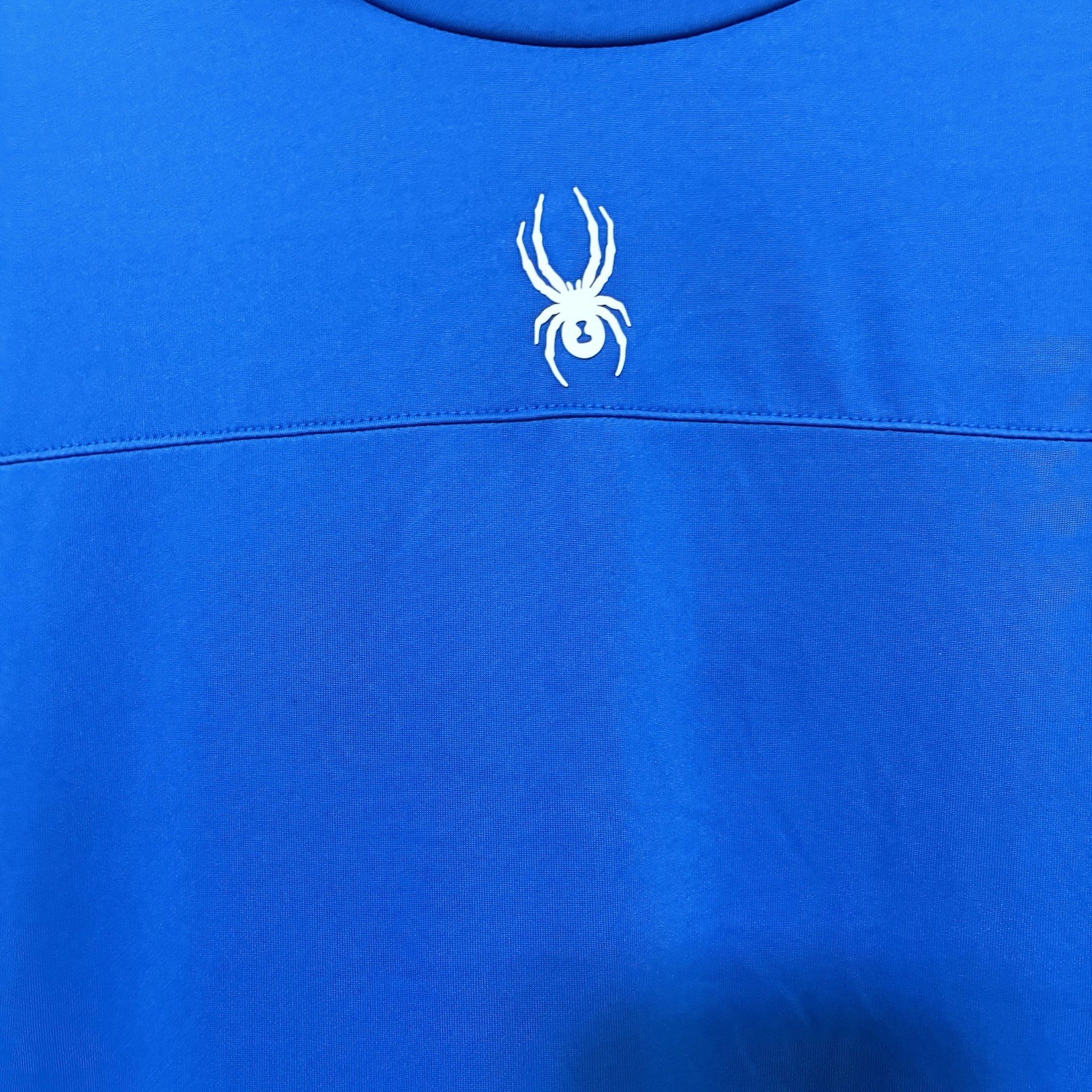 Spyder Active Set-In-Short-Sleeve Tee Men’s XL Blue Black Athletic Pullover gallery