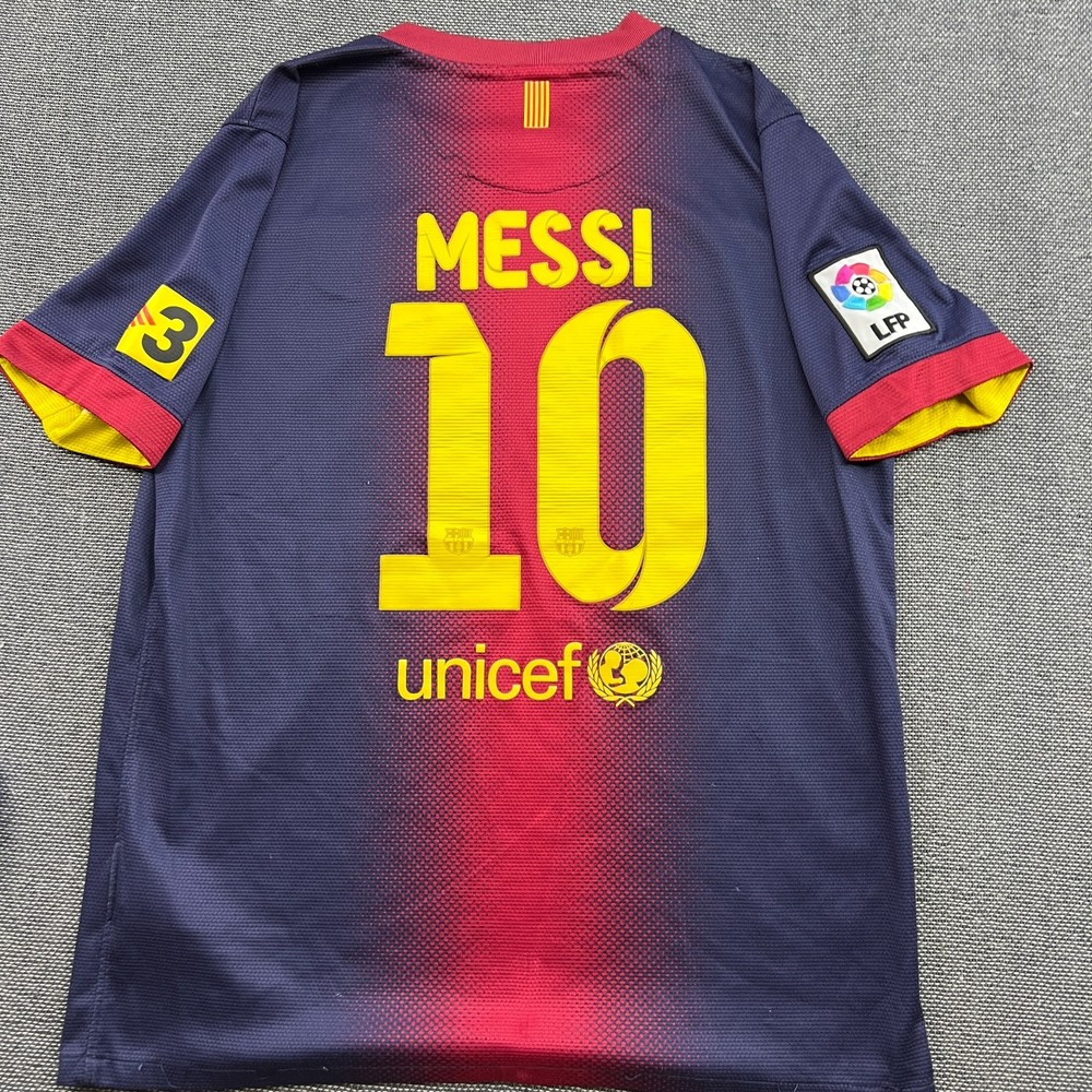 Barcelona 2012 2013 Away Messi Football Jersey Youth Teen XL Nike