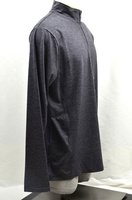 NEW Reebok Gray 1/4 Zip Lightweight Athletic Pullover Men's Activewear Top sz XL gallery