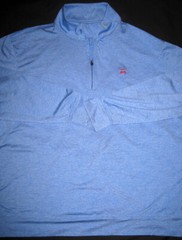 BALD HEAD Blues ™ Golf Cart Surf Board – Blue L Large – Half Zip Pullover – New