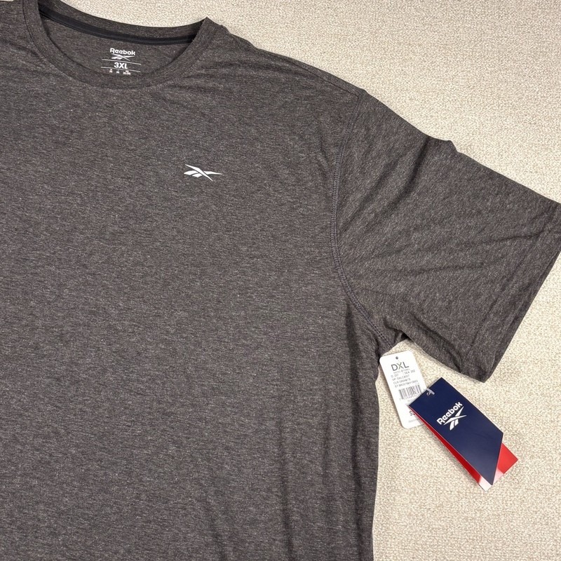 Reebok Speedwick Athletic Performance Active Jersey T-Shirt Men 3XL Gray NWT B10 gallery