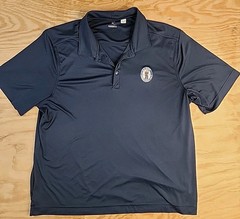Vintage 2014 U.S. Open Pinehurst Logo Black Golf Polo Shirt Mens 2XL Lightweight