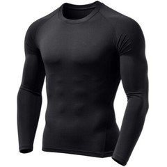 Men’s Compression Shirts Long Sleeve Workout Gym T-Shirt Cool Sports Undershirts