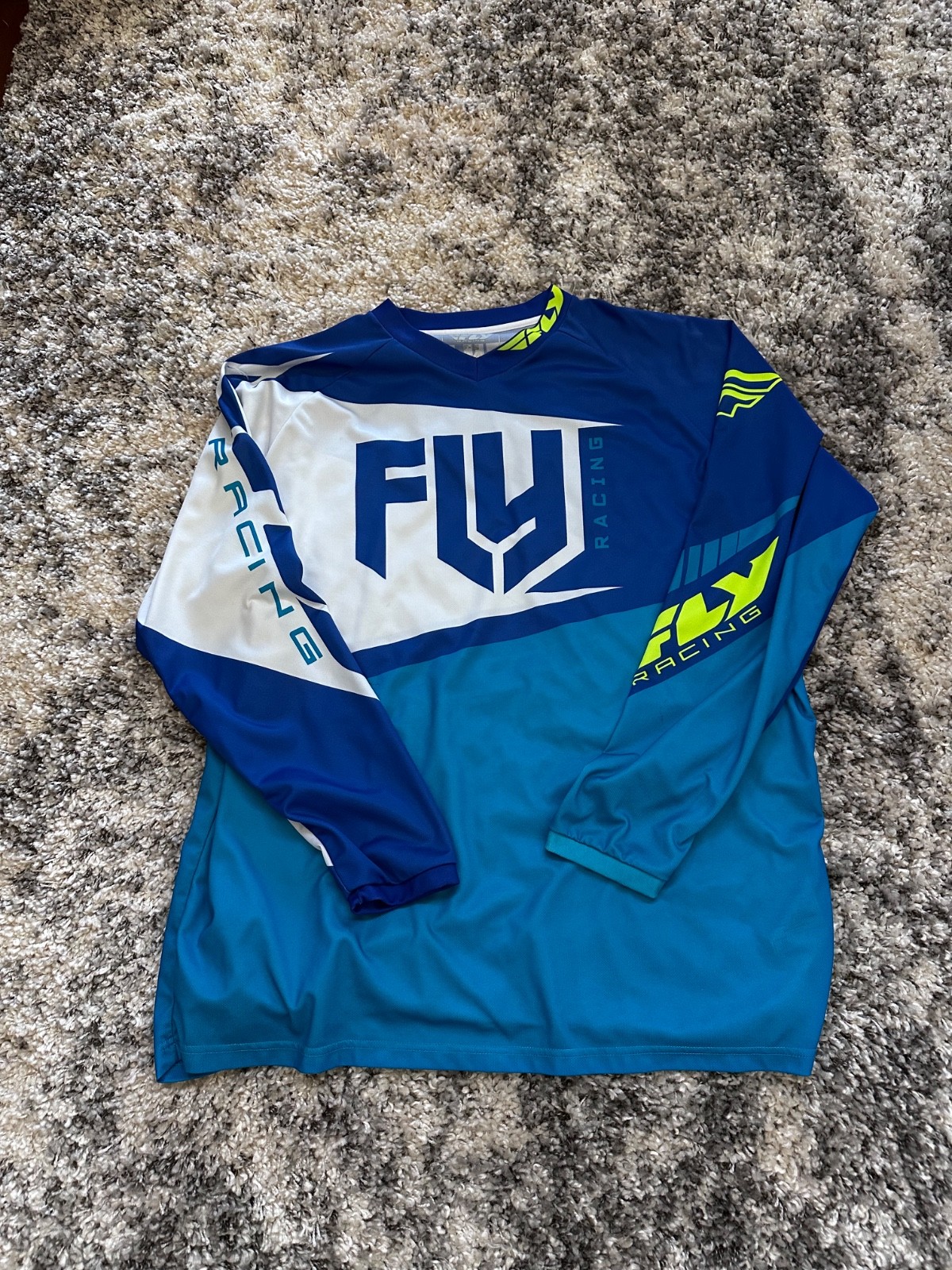 Fly Racing F-16 Motocross BMX Long Sleeve Youth Shirt (2XL) gallery