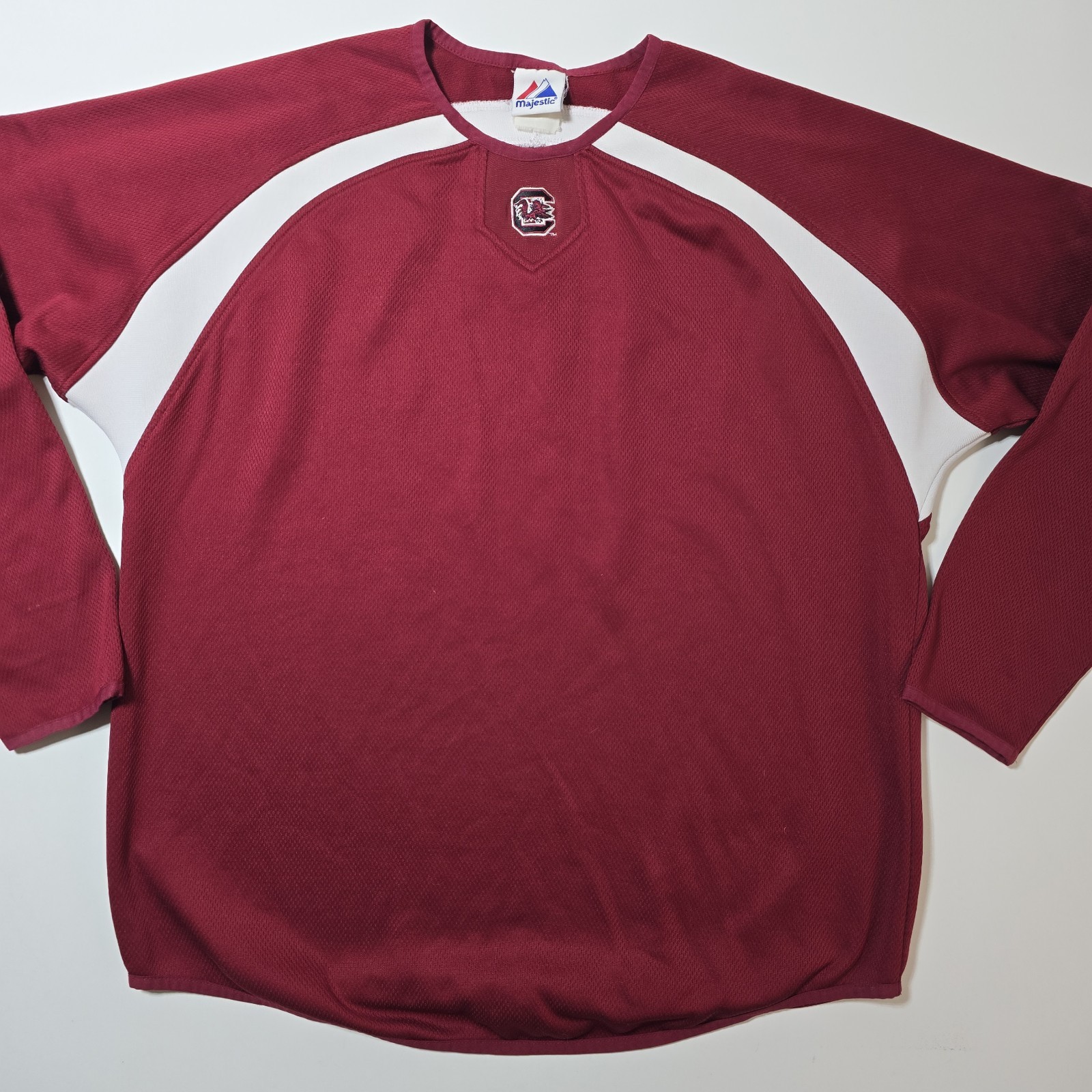 Majestic South Carolina Gamecocks Baseball Warm Up Sweater Size Large gallery