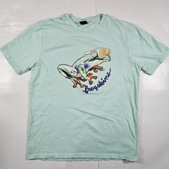OAKLEY Jupiter Frog T Shirt Men’s Size Small Mint Green Pre-owned