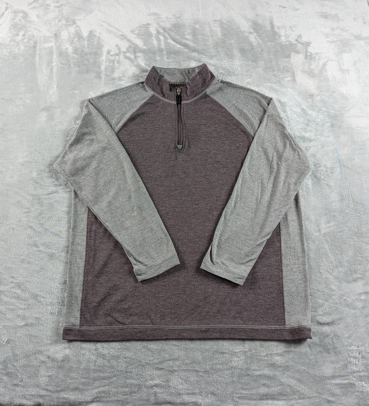 Johnston & Murphy XC4 Pullover Mens Large Quarter Zip Golf Outdoor Casual gallery