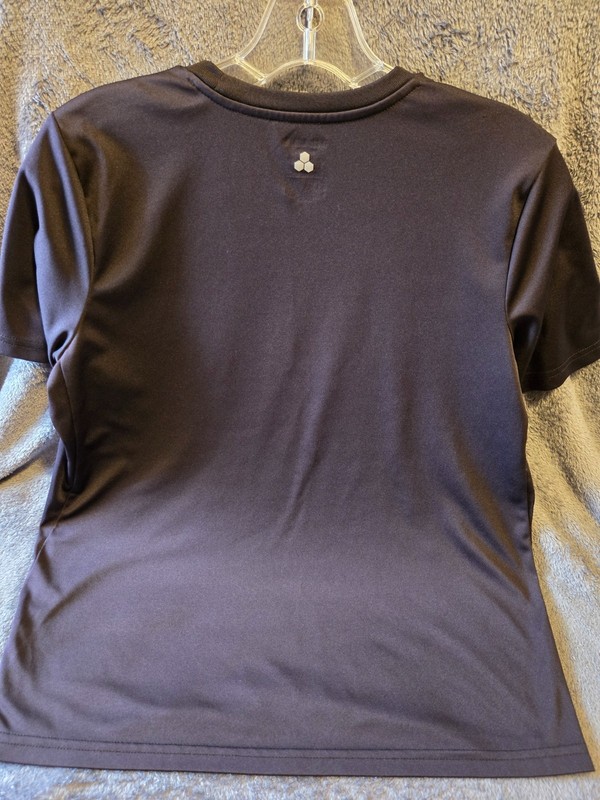 TEK GEAR dry tek black polyester shirt size husky XL gallery