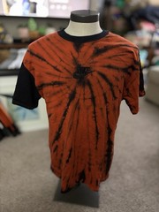 Nike Max90 Tie Dye T Shirt Men’s Size Medium Short Sleeve Rare HTF Orange Black