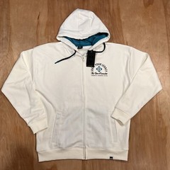 MENS Large New Under Armour Project Rock Heavyweight Terry Hoodie White
