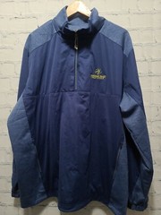 Antigua Golf Men’s Lined 1/4 Zip Pullover Jacket XXL Blue EUC!! B8