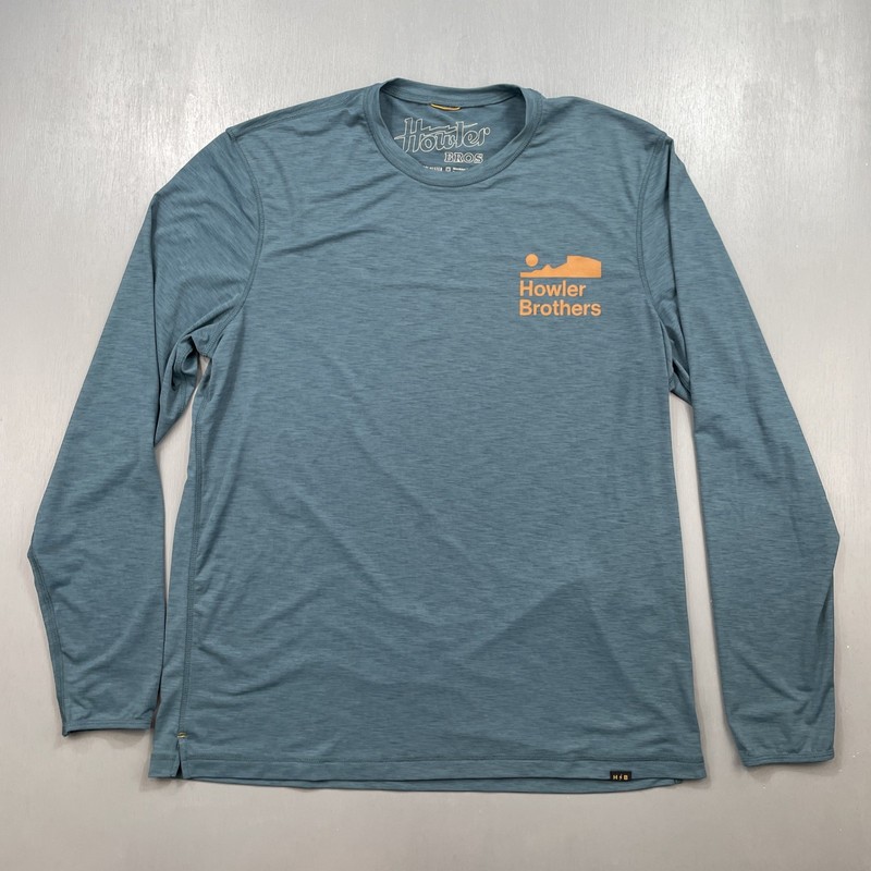 Howler Bros Shirt Men Large HB Tech T UPF 50 Sun Protection Swim Beach Surf Pool gallery